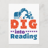 Dig Into 読's Librarian Library ポストカード (正面)