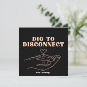 Dig to Disconnect マインドフルネスとグラウンディング ガーデン 招待状 (スタンド正面)