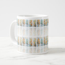 DigAI Golden Jubilee Botanicals Tile Jumbo Mug ジャンボコーヒーマグカップ