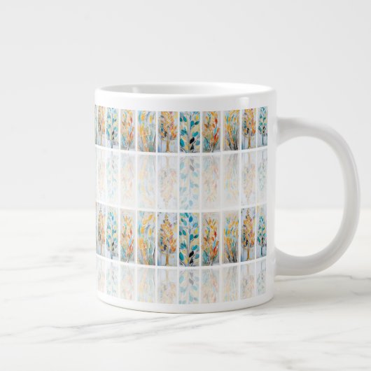 DigAI Golden Jubilee Botanicals Tile Jumbo Mug ジャンボコーヒーマグカップ (右)