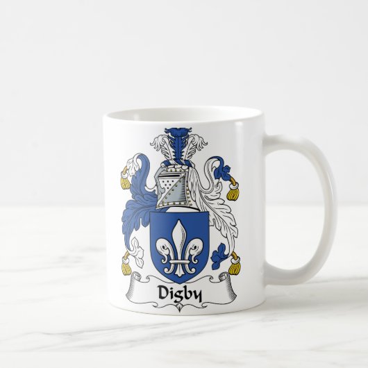 Digbyの家紋 コーヒーマグカップ (右)