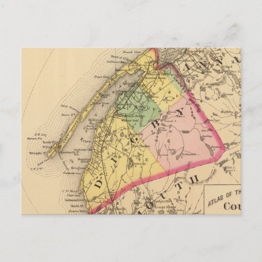 Digby Co、NS ポストカード (正面)