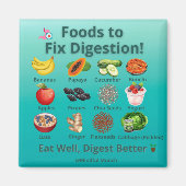 🌿Digestive Health Fridge Magnet  マグネット (正面)