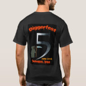 Diggerfest5 Tシャツ (裏面)