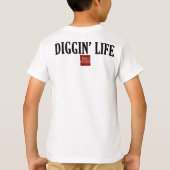 Diggin' Life キッズTシャツ Tシャツ (裏面)