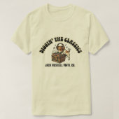 Diggin' The Classics - Jack Russell Vinyl Co. Tシャツ (デザイン正面)