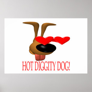Diggity熱い犬 ポスター