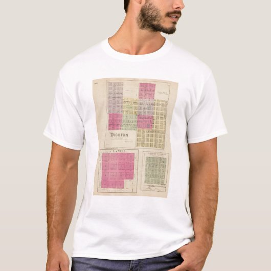 DightonのLaネス、Sharon Springs、カンザス Tシャツ (正面)