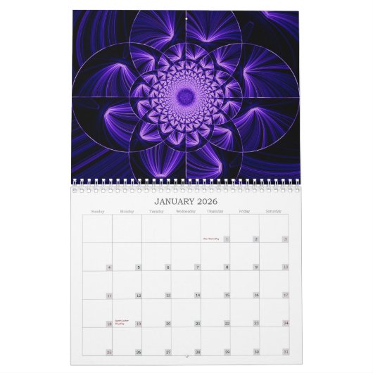 Digi芸術 カレンダー (1月 2026)