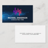 Digi Background Modern Logo 名刺 (正面/裏面)