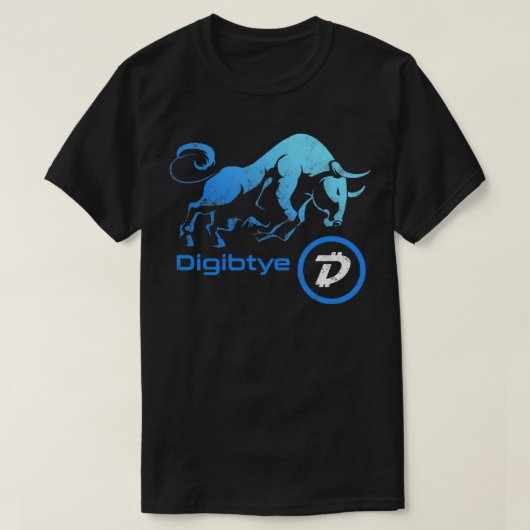 DigiByte Crypto BULLRUN HODL DGBトークンをMilliにする Tシャツ (デザイン正面)