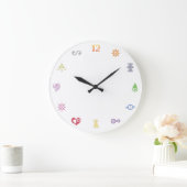 Digimon: Digidestinedは時計の頂点に達します ラージ壁時計 (ホーム)