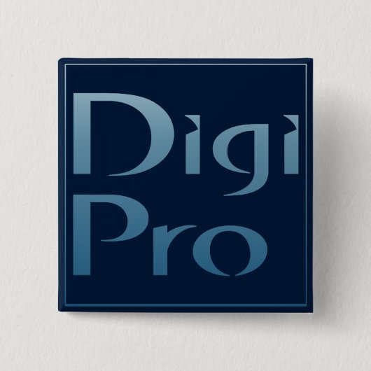 DigiPro Logo Button 缶バッジ (正面)