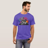 DigiRods Rat Rod Racer American Flaming Hot Rod Ca Tシャツ (正面フル)