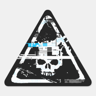 DIGIstortedステッカー 三角形シール