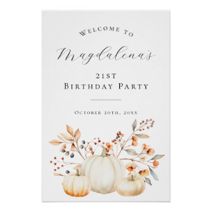 DIGITAL 21th Birthday Pumpkin紅葉へようこそ ポスター