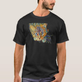 Digital Abstract Painting Of A Cat 10 Tシャツ (正面)