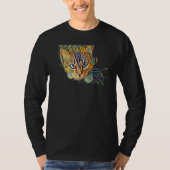 Digital Abstract Painting Of A Cat 10 Tシャツ (正面)