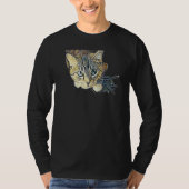 Digital Abstract Painting Of A Cat 8 Tシャツ (正面)
