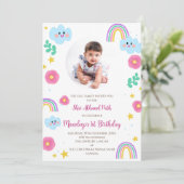 Digital Akhand Path招待状1st Birthday Sukhmani 招待状 (スタンド正面)