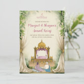 Digital Anand Karaj invitations Sikh Wedding cards 招待状 (スタンド正面)