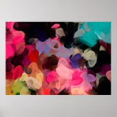 Digital art abstract pattern. Hand drawing modern  ポスター (正面)