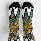 digital art birds ソックス (上部)