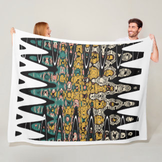 digital art birds フリースブランケット