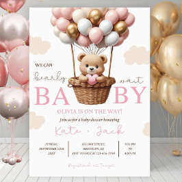 Digital Baby Girl Shower Invitation Template, Edit 招待状
