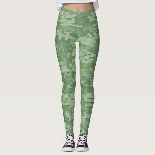 Digital Bamboo Camo レギンス (正面)