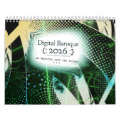 Digital Baroque 2026 Calendar カレンダー (カバー)