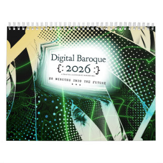 Digital Baroque 2026 Calendar カレンダー
