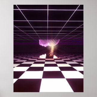 Digital Birth [synthwave aesthetics] ポスター