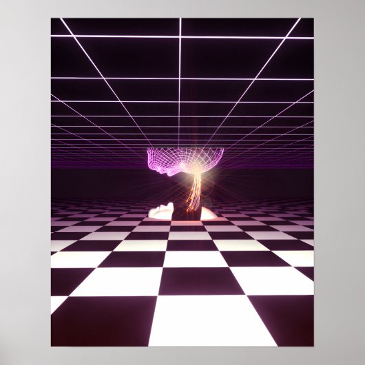 Digital Birth [synthwave aesthetics] ポスター (正面)