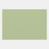 Digital Blue-Green Chic Hues Design ラッピングペーパーシート (正面2)