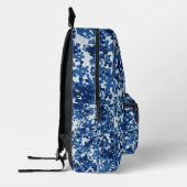 Digital Blue Military Pattern プリントバックパック (左)