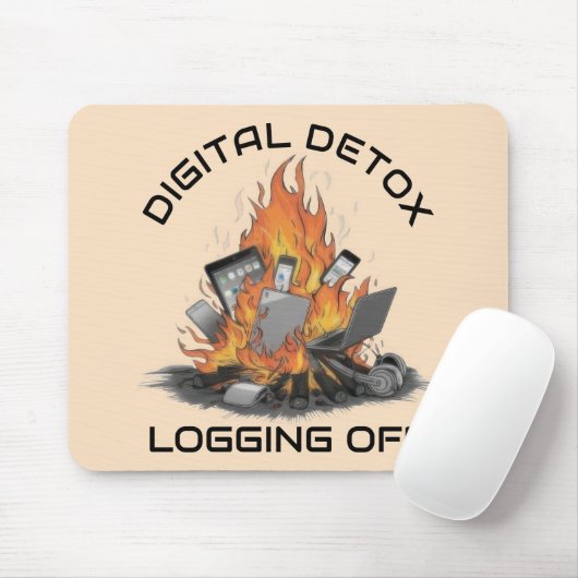 Digital Detox マウスパッド (マウス)