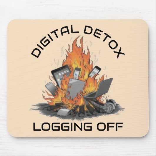 Digital Detox マウスパッド (正面)
