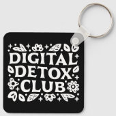 Digital detox club mindfulness reminder キーホルダー (裏面)