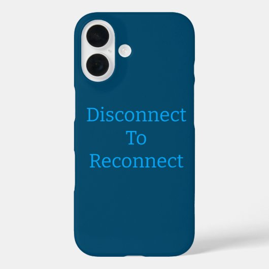 Digital Detox Reminder iPhone / iPad case Case-Mate iPhoneケース (裏面)