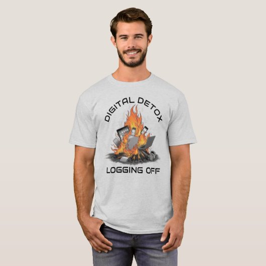 Digital Detox Unisex Tシャツ (正面フル)