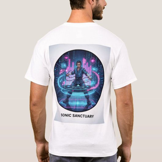 "Digital Dojo DJ Tee" Tシャツ (裏面)