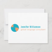 Digital Download | Global Communication card 招待状 (正面)