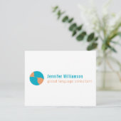 Digital Download | Global Communication card 招待状 (スタンド正面)