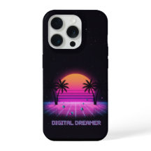 Digital Dreamer ネオン グリッド iPhone カー