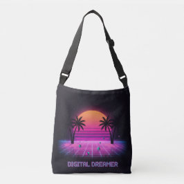 Digital Dreamer Eco-Friendly Tote | Aesthetic Bag クロスボディバッグ