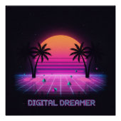 Digital Dreamer High-Gloss Poster ポスター (正面)