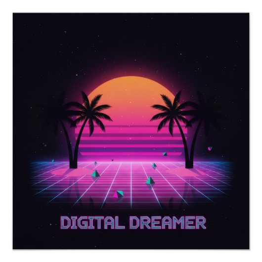 Digital Dreamer High-Gloss Poster ポスター (正面)