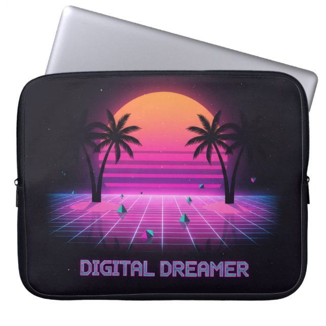 Digital Dreamer Padded Laptop Sleeve ラップトップスリーブ (正面)