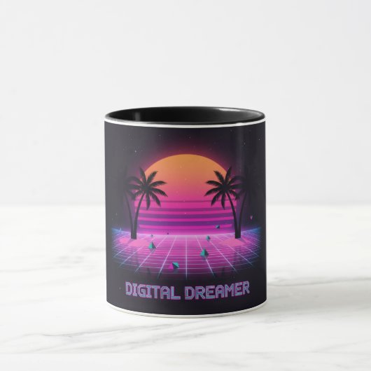Digital Dreamer Two-Tone Coffee Mug マグカップ (中央)